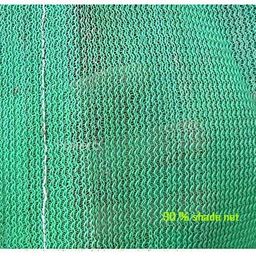 HASHIREX CRAFT Garden Net 90% Sun Blockage Green| Sun mesh Shade net Ultra Violet Resistant net with Attached Chords (Green) 15x12 Ft image 2