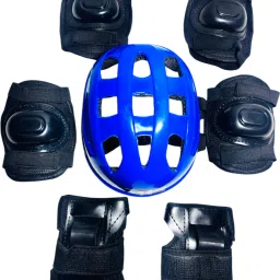 Skating Kit for Kids (3-7 Years) |Cycling Safety Kit|Knee, Elbow, Thigh Guard Cycling Kit-30