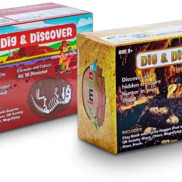 Dig & Discover Excavation of Gold and Dino with Pyrite Nugget and Dino Surprise-20