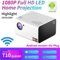 BOSS S41A | 3840x2160| Android: 6.0 | 5000 Lumens ||5000:1 Contrast wifi/bluetooth (5000 lm) Portable Projector image 2