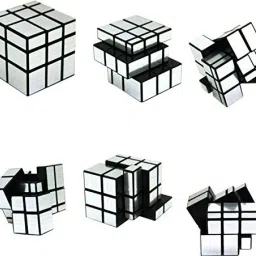 trade globe Mirror Cube 3x3 Cube High Speed Stickerless Silver Mirror Magic Cube 3x3 Mirror Cube Brainstorming Puzzle Game Toy image 5