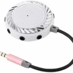 play run White ® 3.5MM 9 Way 0.13 m AUX Cable (Compatible with Mobile, Tablet, Computer, mp3,mp4 Players, Green, One Cable) BGSFAN3 Phone Converter-3