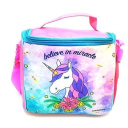 Unicorn Believe in Miracle Insulated Tiffin Bag Waterproof Lunch Bag-image-17