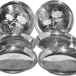 Quarter Nasta plate /Nasta Plate/Breakfast Plate - Pack of 6 Quarter Plate-image-14