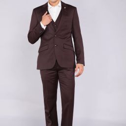 Men 3PC SB2BTN C&S PK LPL WID WC - CONT FIT Solid Suit-image-94