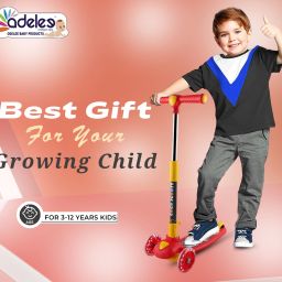 Height Adjustable Pluto Kick Scooter for Kids Foldable with Lighting Wheels-image-55