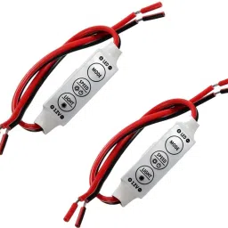 3 Keys 12V Dimmer Single Led Strip Light Amplifier Controller 2 Pcs 2 A Step Dimmer-19
