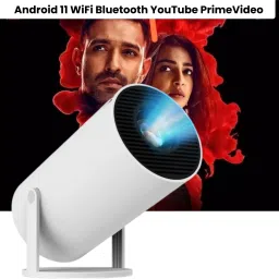 Guggu Smart Projector for Home 4K Support Rotabable Design withApp Netflix,YouTubeQ157 (4500 lm / 1 Speaker / Wireless / Remote Controller) Portable Projector-17