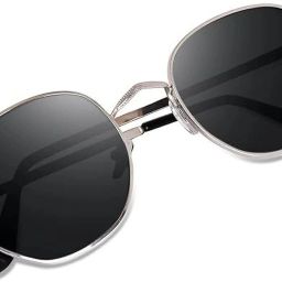 UV Protection, Gradient, Polarized Rectangular Sunglasses (Free Size)-25