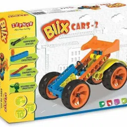 Blix Cars-2 Stem Educational, Building and Construction Toys For Kids above 5 years-image-4