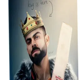 Virat Kohli Sipper Water Bottle For boys & Gilr Birthday (NS-257) 600 ml Water Bottle-image-18