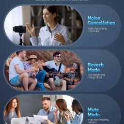 MGEdge Wireless K8 Mic, Mike for YouTube, Vlogging, Recording for Mobile #JustHere A4 Camera Microphone image 5