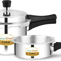 Coral non induction base combo outerlid 2 L, 3 L Pressure Cooker-image-49