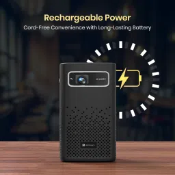 Portronics Pico 13, Stream Apps, Rechargeable, 4K Support, Compact, 3500 lm, 10W Speaker (3500 lm) Portable Projector image 4