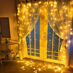 55 LEDs 10.922 m Multicolor Flickering Net/Mesh Rice Lights-16