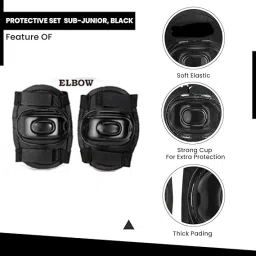 prikli Protective Set for Cycling Skateboard Skating Set Age 7 to 14 Year Skating Kit image 4