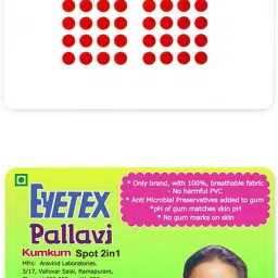 Pallavi Sticker Kumkum Forehead Red Bindis-image-15