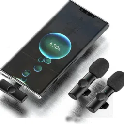 sacro BHK_216G_K9 WIRELESS DUALMICROPHONE FOR IOS & ANDROID FOR YOUTUBERS & VLOGGERS Microphone image 4