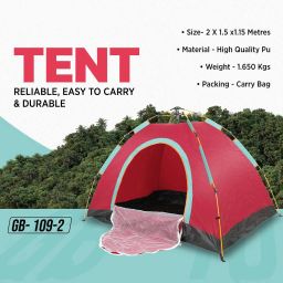 Portable Waterproof Automatic Camping Tent | Camp Tent | Dome Tent For 4 Persons Tent - For Camping, Trekking-image-78