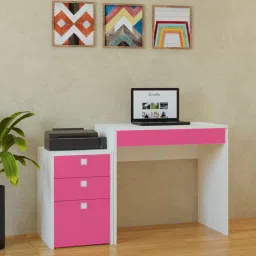 adona Eskada Kids Study Table in Barbie Pink Colour-picture-15