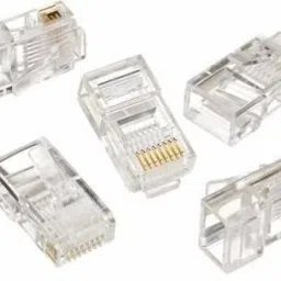 InfiZone RJ45 Connector Modular Plug Cat6 Cat5 Connection (Pack of 20) Lan Adapter-20