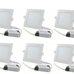 12 Watt Ultra Slim White Led Super Bright Panel Light Square Shape Conceal POP Light (Pack of 10) Recessed Ceiling Lamp-image-54