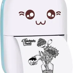 MVC ENTERPRISE Mini Bluetooth Thermal Printer, Portable Label Printer Ink-Free Printer Kids Prints Picture with 3 Roll of print paper of 57x25 mm-picture-17