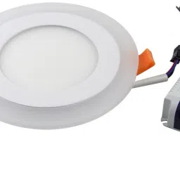 d'mak 5 Watt Round PGB Color Multicolor Effect 3D Led Panel Light (Pack of 01) Ceiling Light Ceiling Lamp image 5