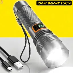 X521 Powerful Torch-Ultra-Bright Rechargeable Torch for Outdoor & Emergency Use Torch-18