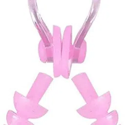 SOFT SILICON Swimming Ear Plug & Nose Clip-image-50