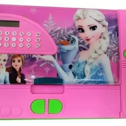 calculator Frozen Princess Art Plastic Pencil Box-23