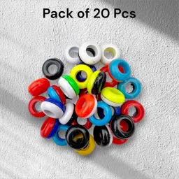 Double Patiyala 20 Pcs Pigeon Sound Foot Ring Bird Shoulder Guard-image-25