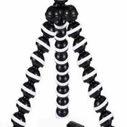 Aneeh Gorilla Tripod/Mini Tripod 13 inch Flexible Gorilla Stand for DSLR & Action Cameras for Mobile Phone with Phone Mount & monopod (Black, White, Supports Up to 2000 g) Monopod, Tripod Kit, Tripod Ball Head, Monopod Kit, Tripod-43