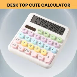 guggu Desktop Calculator, 12-Digit Large LCD and Large Buttons for Office, Homes T245 Basic Calculator-picture-16