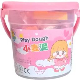 Magic Dough Set of 10Pc Assorted Colorful Play Dough for Kids Art Clay-image-22