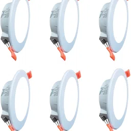 Maxa 10-Watts Round Led Panel Conceal Down Pack of 6 Ceiling Light Ceiling Lamp-13