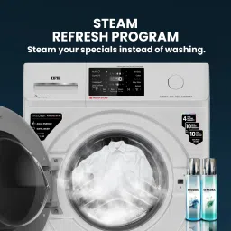 ifb 7 kg 5 Star with Steam Refresh program, 9 Swirl Wash, Eco Inverter, Powered by AI with Wifi Fully Automatic Front Load with In-built Heater Grey image 4