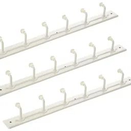 Premium Hook Plate, Patti Stainless Steel Coat Bath Towel Hook wall Hanger Rail Hook Rail 6-22