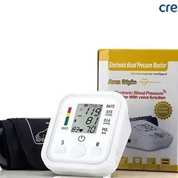 CRETO Electronic Digital BP Monitor, Upper Arm Cuff, LCD Display WHO Indicator Bp Monitor-image-16