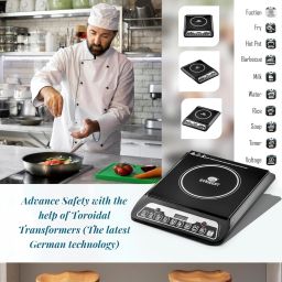 everest 1600 W Induction Cooktop Push Button image 3