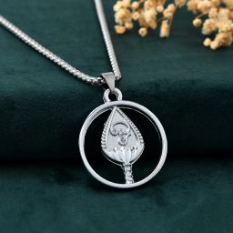 Men Pendant |Women Pendant | Men Boys Girls Chain Locket | Daily Wear Locket Silver Stainless Steel Locket Set-image-59