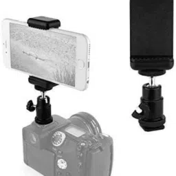 Digiom Phone Clip Clamp Holder + 360 Ball Head Hot Shoe Adapter Mount For Nikon DSLR Camera Flash Shoe Adapter Flash Shoe Adapter image 4