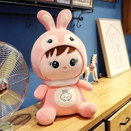 Soft Plush Doll Toy with Rabbit Ear,Teddy Bear, Best Gift Toy for all age groups - 45 cm-2