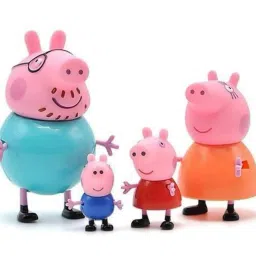 Peppa Pig Family Set of 4,Pretend Play Set (Assorted Colours)-image-20