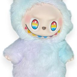 Cute Flexible Monster Doll Plush Keychain – Soft Fluffy Doll Bag Charm - 17 cm-image-70