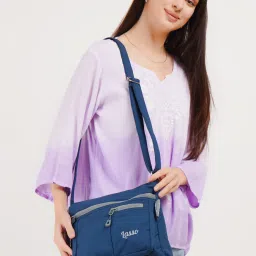 Blue, Grey Women Sling Bag Stylish Multi-Pocket Crossbody Sling Bag For Women's and Girls-image-70