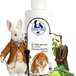 Organic Flea & Tick Cleansing Small Pet Shampoo for Ticks, Lice, Flea and Tick, Anti-itching, Conditioning Fresh Fragrance, Easy To Use Rabbit Tick Shampoo for All Small Pet Breed Rabbit Shampoo-22