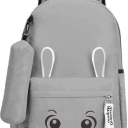 Medium 25 L Backpack Stylish Bunny Backpack 25 L For College/School Girls | PU Leather Pack of 1_1-4