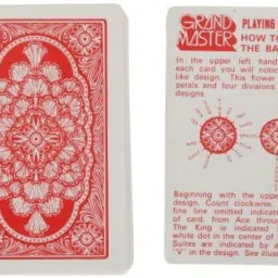 Grand master spy marked magic playing cards Magic ( Red color)-19