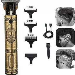 UZAN golden trimmer, model MP 98, T-Blade Hair Edgers Clippers, Trimmer 120 min Runtime 4 Length Settings-27